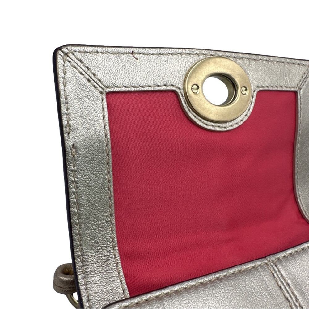 COACH Silver Gold Crossbody - Picture 7 of 11